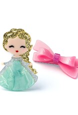 Lilies & Roses LR Alligator Clips Cute Doll Gold Hair AC078-8-035-3JA