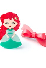 Lilies & Roses LR Alligator Clips Cute Doll Red Hair AC078-2-035-18H