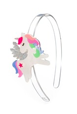 Lilies & Roses LR Headband Unicorn Pastel Glitter H082-23S