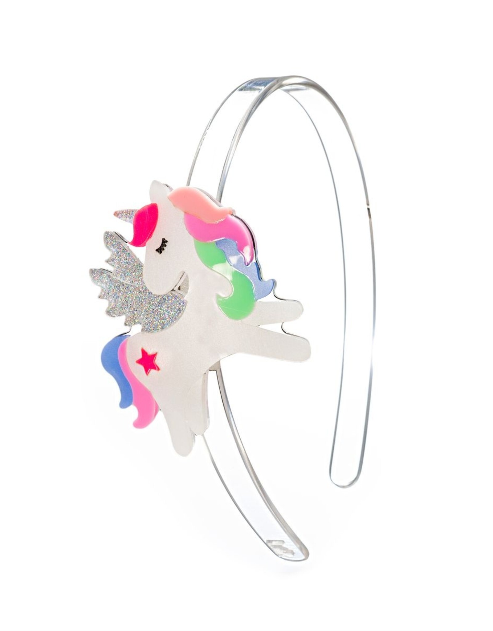 Lilies & Roses LR Headband Unicorn Pastel Glitter H082-23S