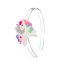 Lilies & Roses Headband Unicorn Pastel Glitter