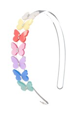 Lilies & Roses LR Headband Spring Butterflies H063A-23B