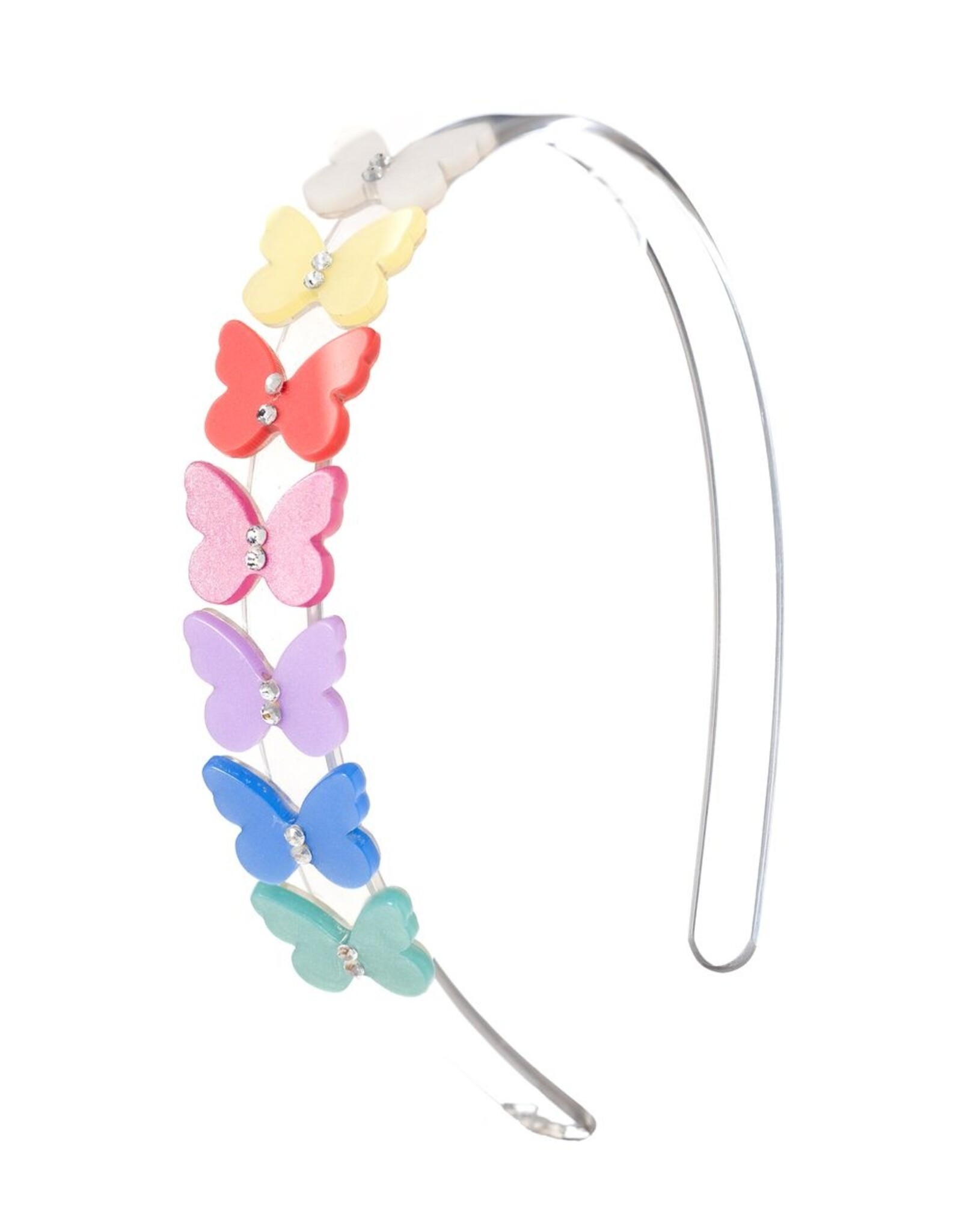 Lilies & Roses LR Headband Spring Butterflies H063A-23B