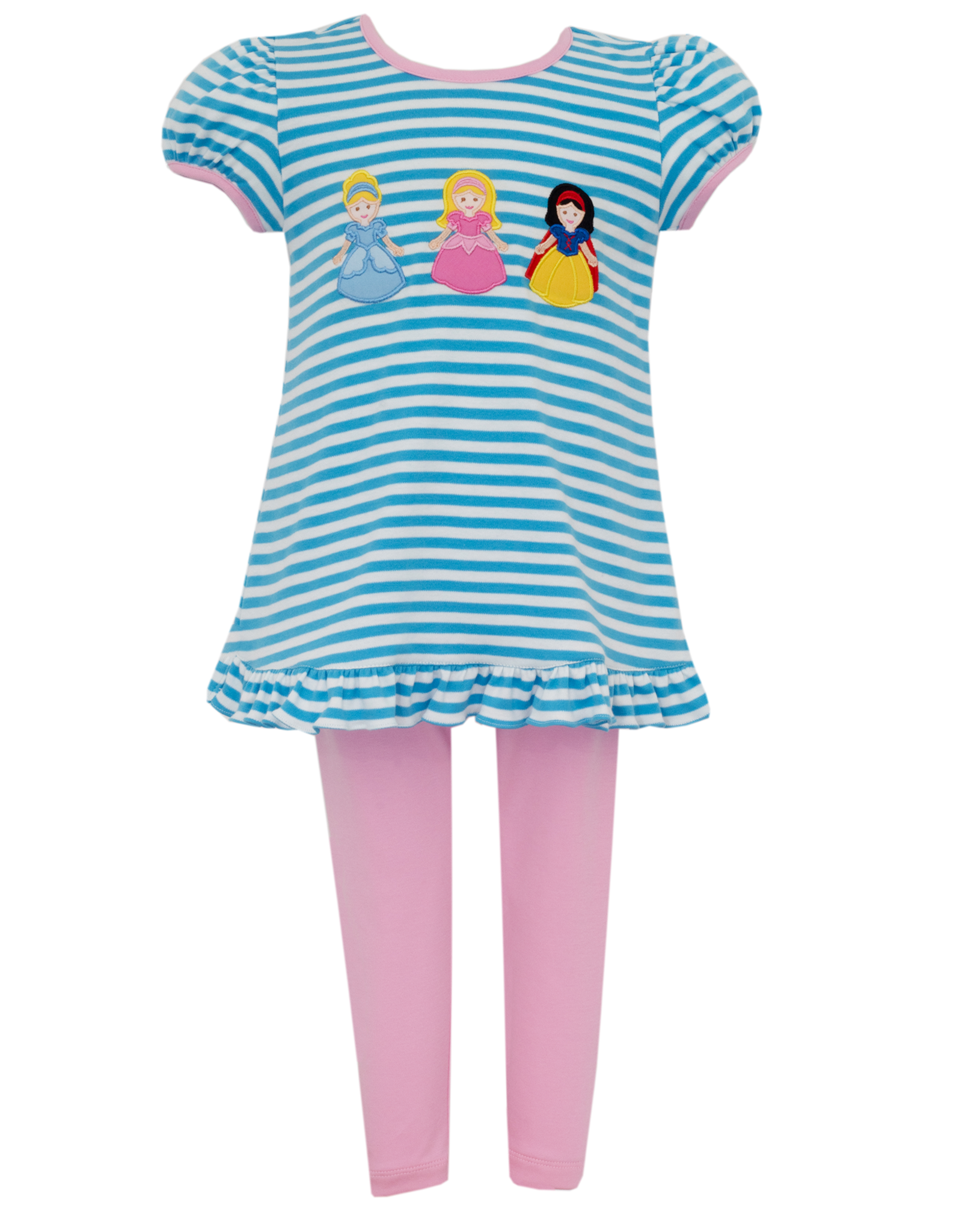 Claire and Charlie 5016N Princess Tunic/Legging Set