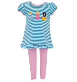 Claire and Charlie Princess Tunic/Legging Set