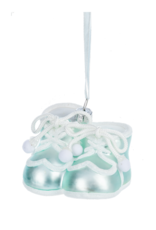 Ganz MX197717 Glass Baby Bootie Christmas Ornament