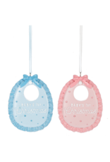 Ganz MX196528 Bib Baby's First Christmas Ornament