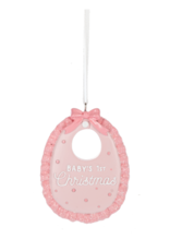 Ganz MX196528 Bib Baby's First Christmas Ornament
