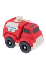 Ganz H15534 6.5" Wheat-Straw Fire Truck