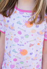 James and Lottie JL25 Peggy Peplum Legging Set Tricks & Treats