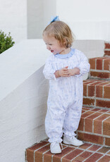 James and Lottie JL25 Lila Long Bubble Blue Bows Knit