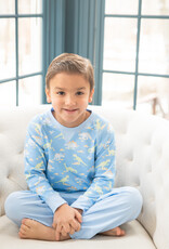 James and Lottie JL25 Sam Sweatshirt Dinosaur Knit