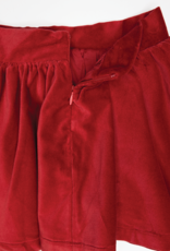 Lulu Bebe LBF25 Sofie Red Velvet Skirt