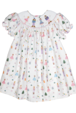 Lulu Bebe LBF25 Emma Smocked Nutcracker Bishop