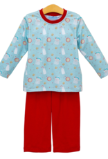 Trotter Street Kids TSF25 Milk and Cookies Pant Set