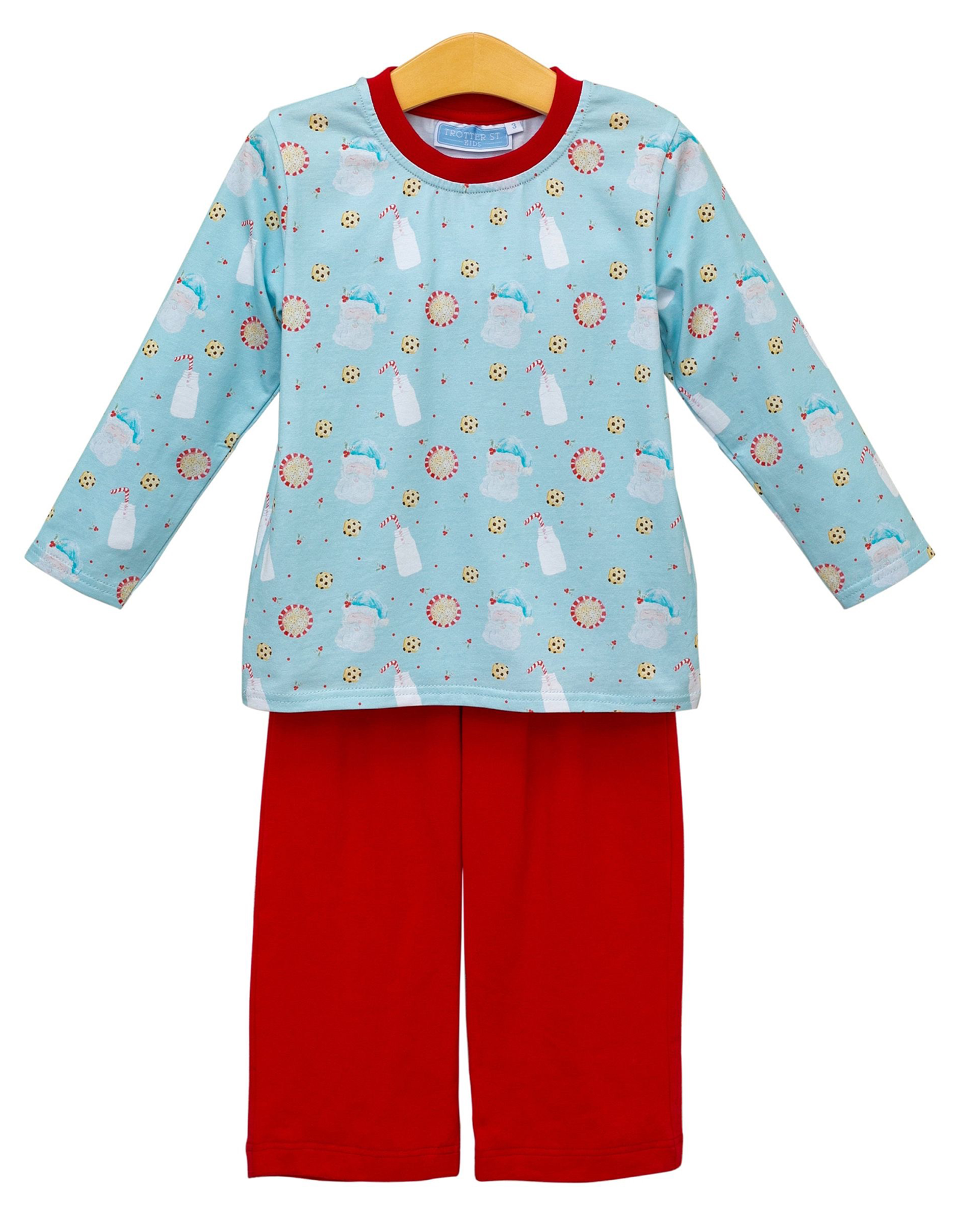 Trotter Street Kids TSF25 Milk and Cookies Pant Set