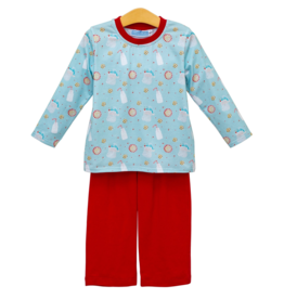 Trotter Street Kids Milk and Cookies Pant Set