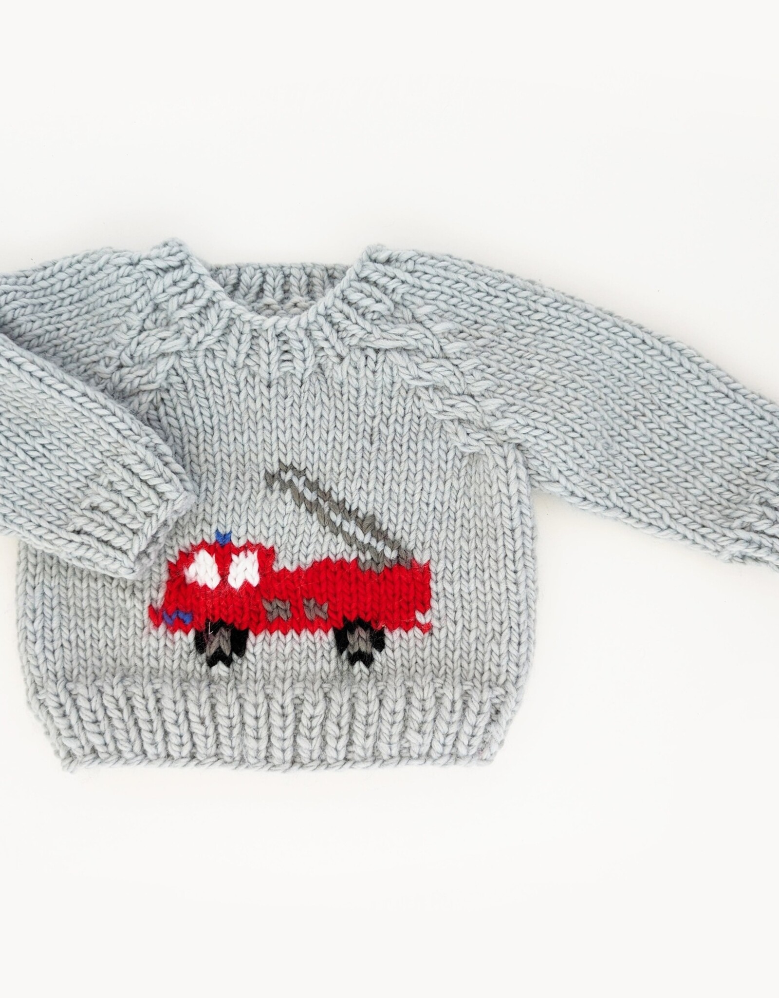 Huggalugs Fire Engine Sweater