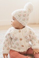 Huggalugs Bitty Blooms White Cardigan Huggalugs Bitty Blooms White Cardigan