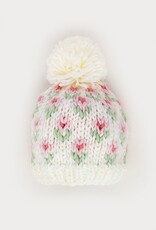 Huggalugs Huggalugs Bitty Blooms White Beanie Huggalugs Huggalugs Bitty Blooms White Beanie