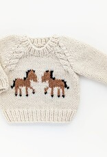 Huggalugs Pony Sweater Natural Huggalugs Pony Sweater Natural