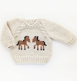 Huggalugs Pony Sweater Natural