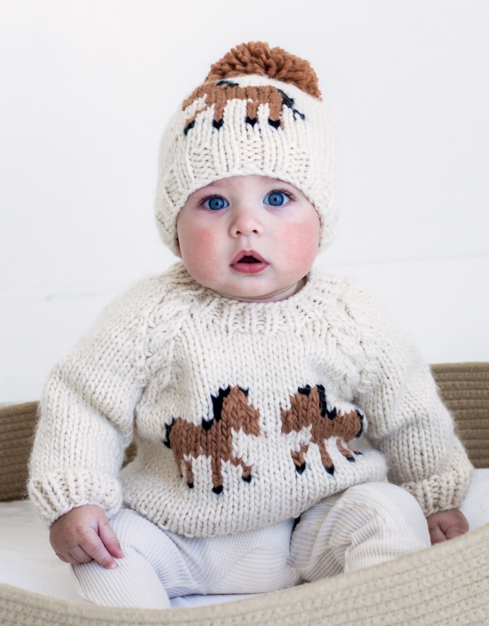 Huggalugs Pony Sweater Natural