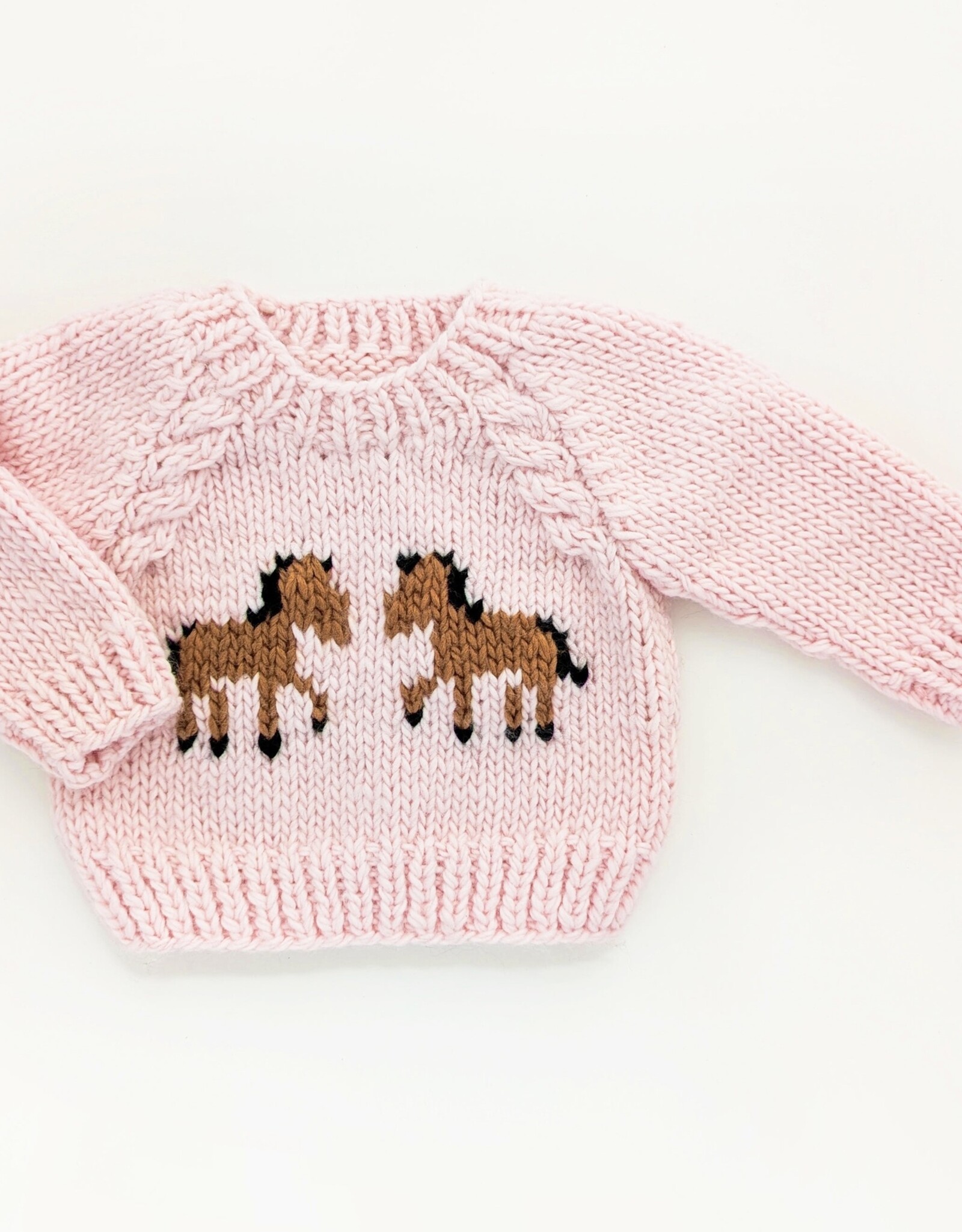 Huggalugs Pony Sweater Pink