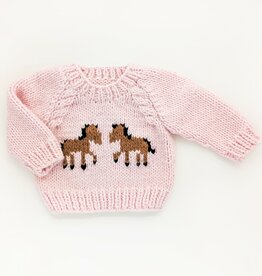Huggalugs Pony Sweater Pink