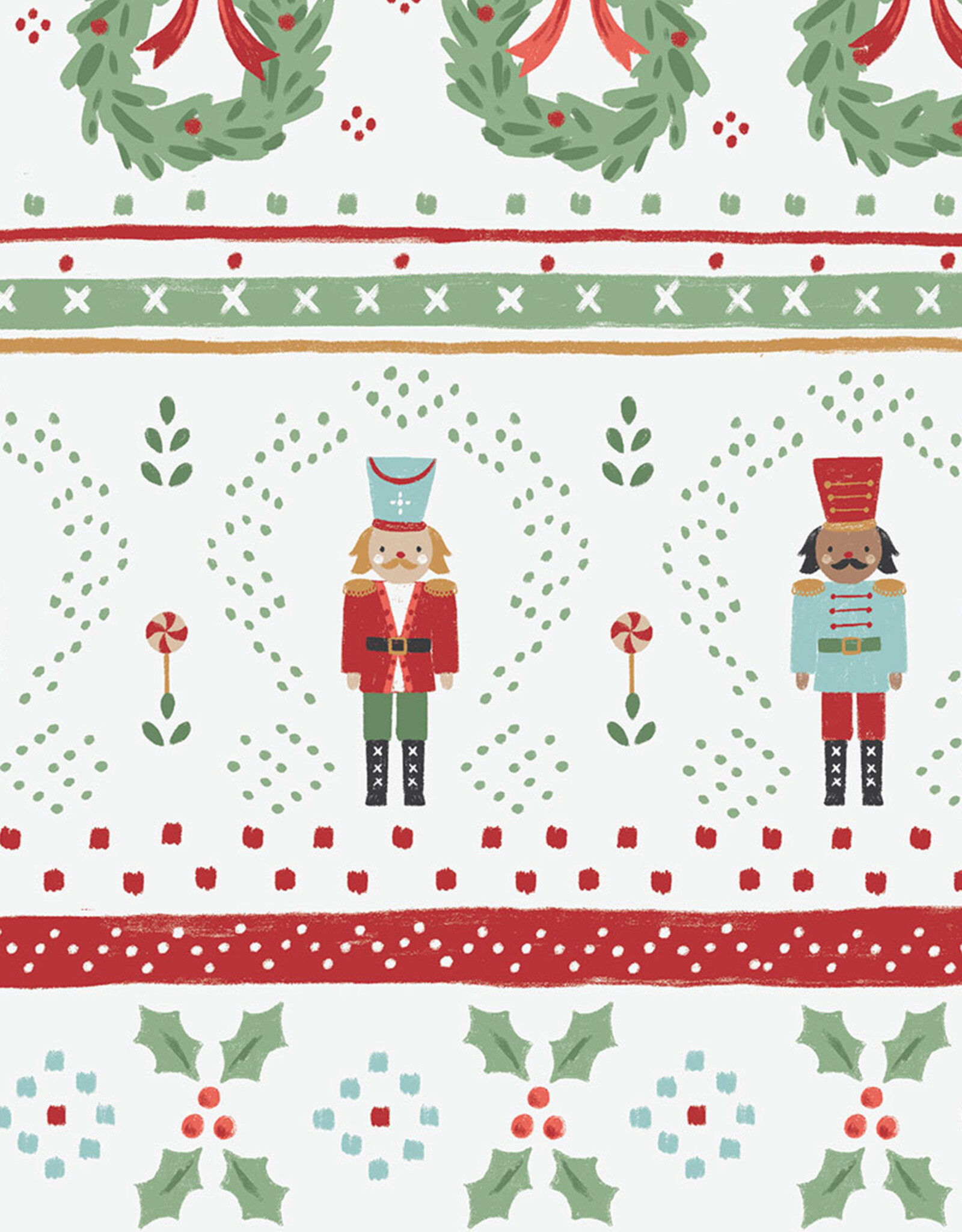 Angel Dear ADF25 LS Loungewear Nutcracker Fair Isle