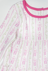 James and Lottie JL25 Tally Twirl Dress On Pointe Knit