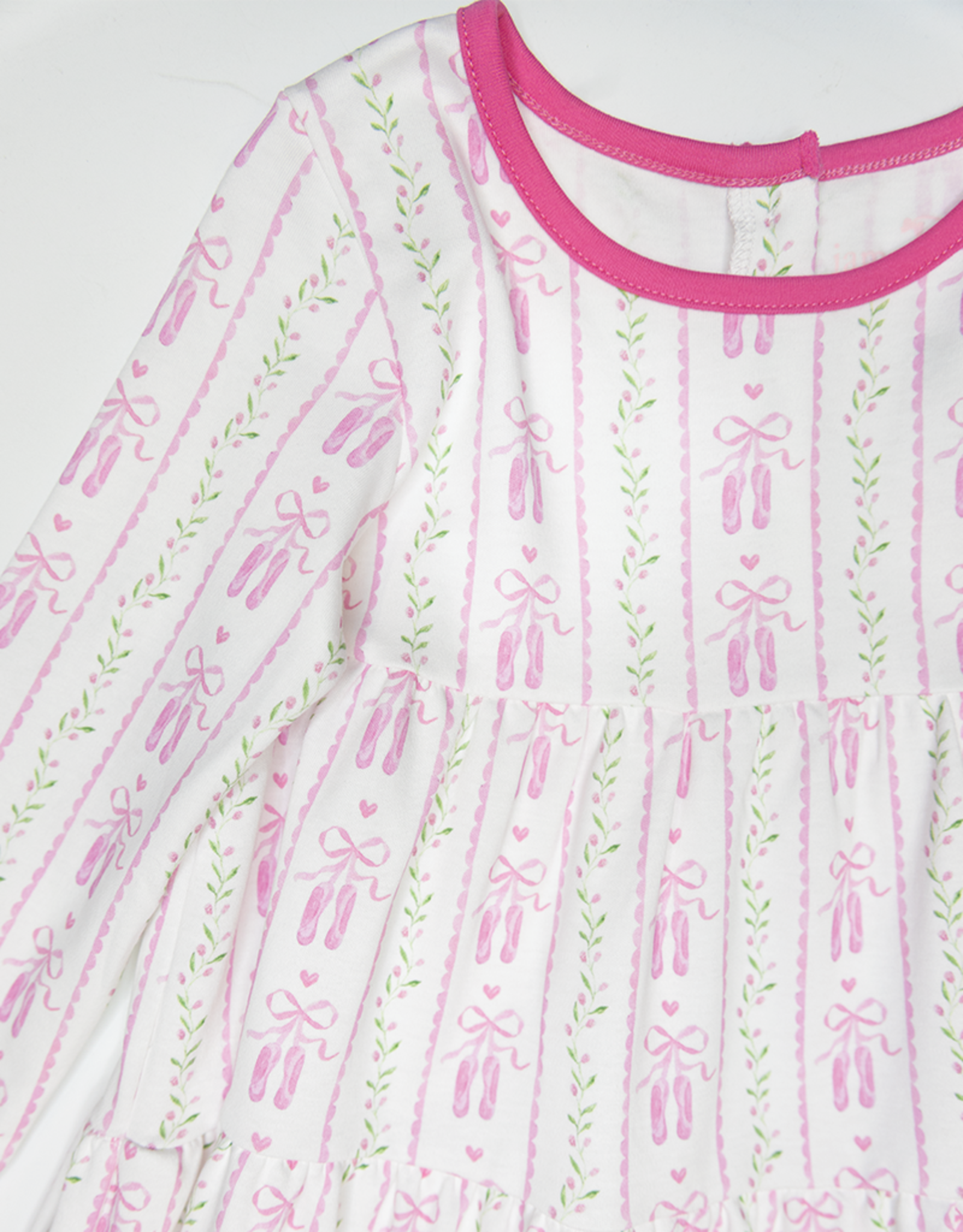 James and Lottie JL25 Tally Twirl Dress On Pointe Knit