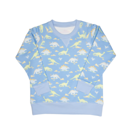 James and Lottie (Size 5) Sam Sweatshirt Dinosaur Knit