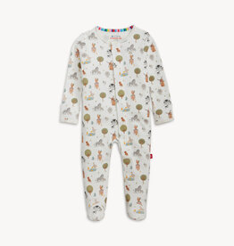Magnetic Me Organic Cotton Footie Funny Farm