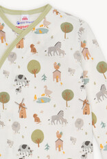 Magnetic Me MM Organic Cotton Gown/Hat Set Funny Farm