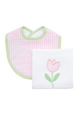 3 Marthas 3M boxed burp/bib set Tulip