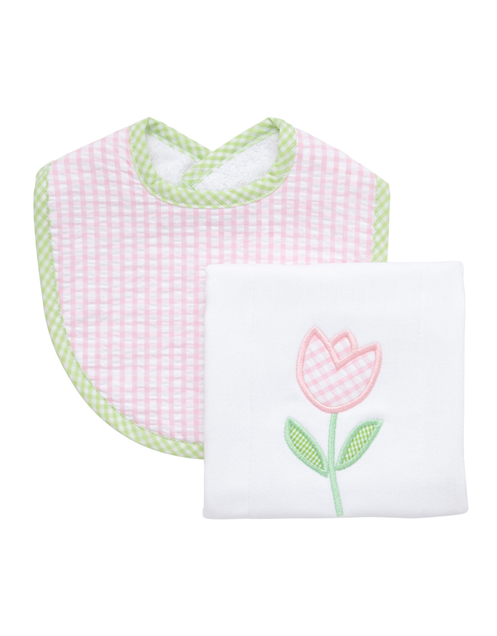 3 Marthas 3M boxed burp/bib set Tulip