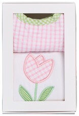 3 Marthas 3M boxed burp/bib set Tulip
