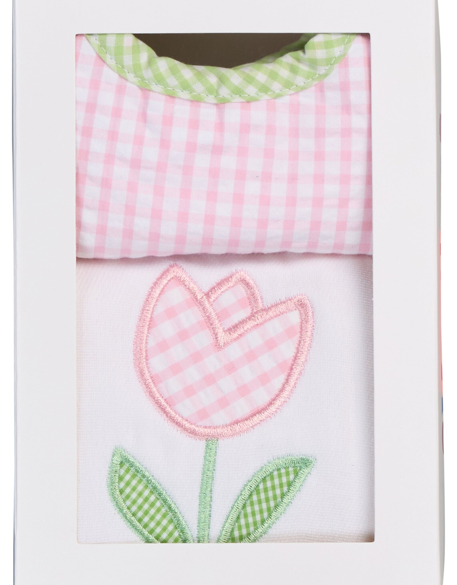 3 Marthas 3M boxed burp/bib set Tulip