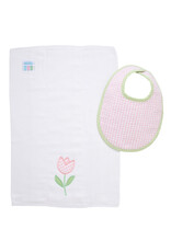3 Marthas 3M boxed burp/bib set Tulip