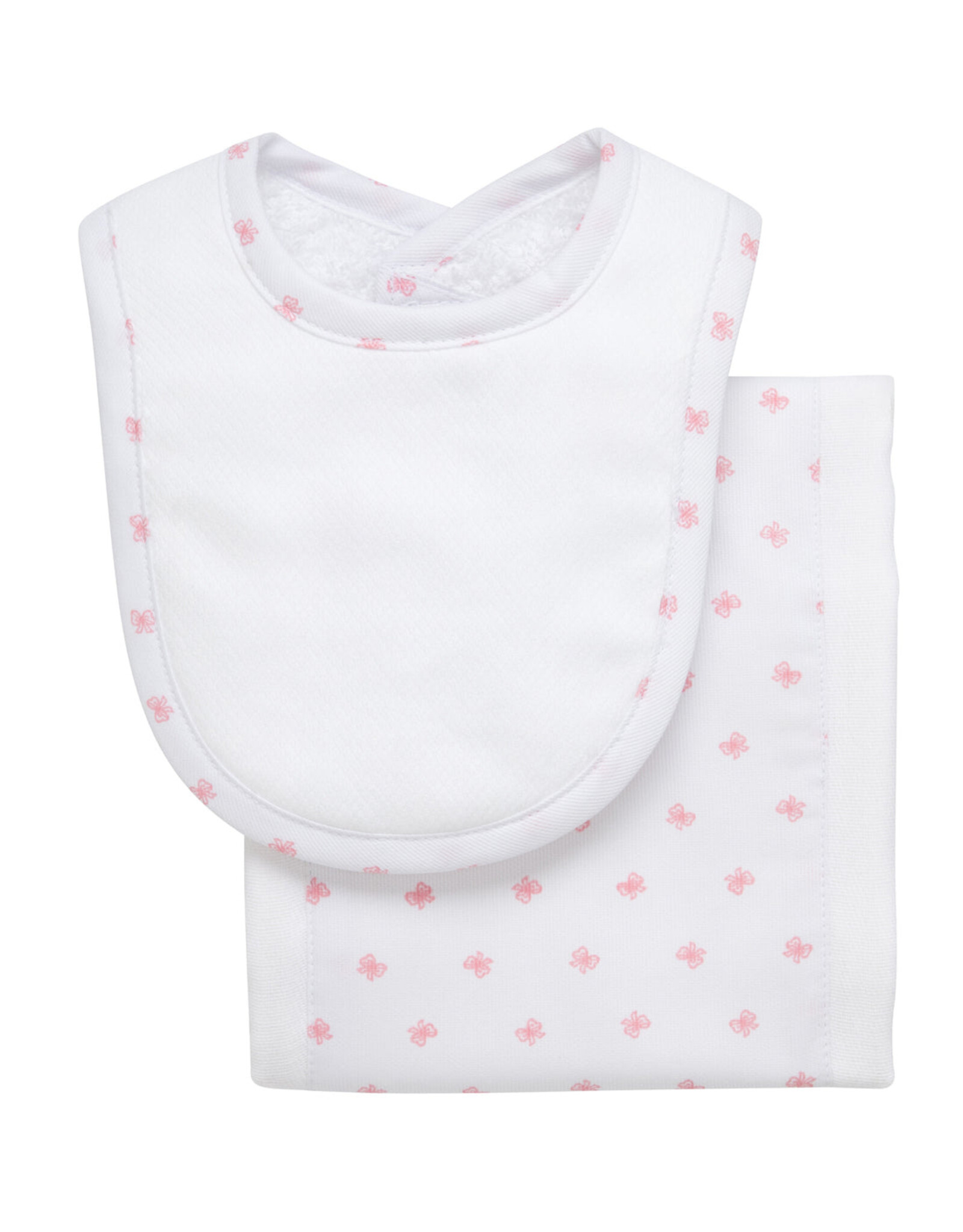3 Marthas 3M Burp/Drooler Set 180-88 Pink bow