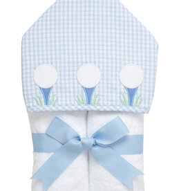3 Marthas Everykid Towel blue golf