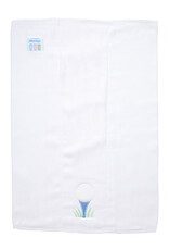 3 Marthas 3M appliqued burp pad golf blue