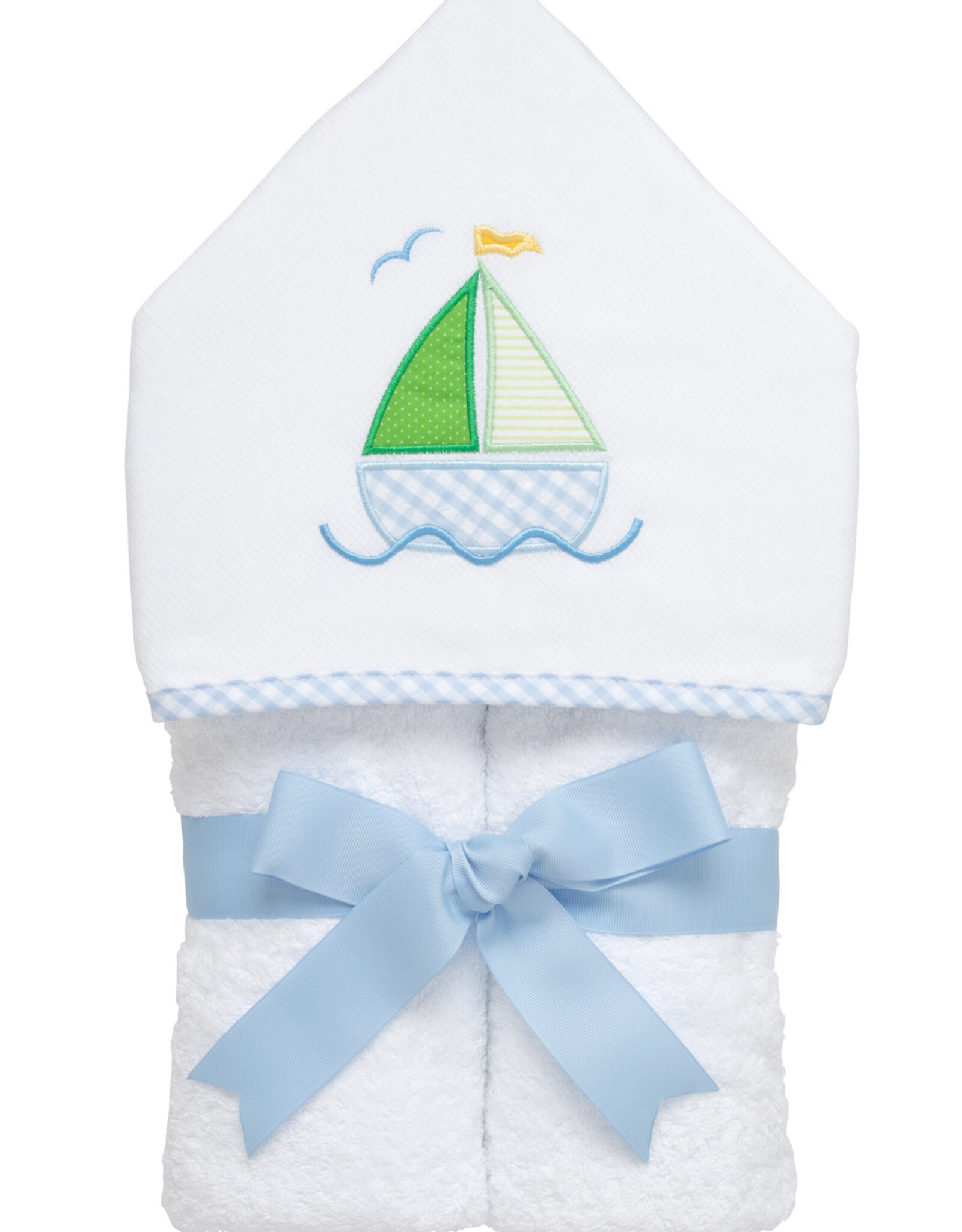 3 Marthas 3M Everykid Towel blue sailboat