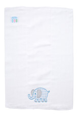 3 Marthas 3M appliqued burp pad blue elephant