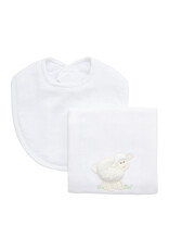 3 Marthas 3M Boxed Burp/Bib Set White Lamb 3 Marthas 3M Boxed Burp/Bib Set White Lamb
