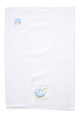 3 Marthas 3M appliqued burp pad blue lamb