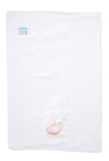 3 Marthas 3M appliqued burp pad pink lamb