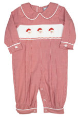 Three Sisters 709 Santa Smocked Long Bubble