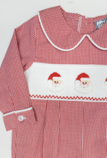 Three Sisters 709 Santa Smocked Long Bubble